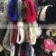 Fashion scarf handmade 100% twill silk scarf with hand rolled edges