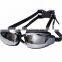High quality factory price waterproof anti fog swimming glasses, swimming goggles electroplated design