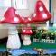 MY Dino-C063 High simulation rubber mushroom statues for indoor decoration