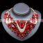 Haniye African 2016 necklace and earrings jewerly set fancy crystal necklace sets