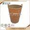 stand china factory promotional round wicker basket no handles