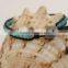 double wrap cheap leather bracelet with corss