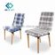 fabric and real combine dining chair , new design dining chair DC5061