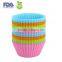 Mini Round Shape Silicone Cupcake