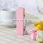 Big capacity white perfume 2600 smart mobile power bank with micro input port
