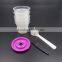 FDA certificate safe plastic body and non-woven filter coffee capsule with lid