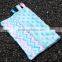 2016 New type comfortable handmade minky yellow chevron baby teething pad