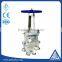 flange type or lug type knife gate valve with hand wheel