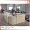 China wood material fashionable design cashier counter display stand