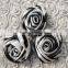 New arrival High Quality factory direct sale cheap satin flower headband wholesale