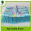 Sweeping rubber broom colorful flower printing plastic broom with high quality