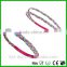 Cutom logo printing braid sport head band weave sweatband