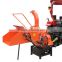 PTO hydraulic Wood Chipper TH-8, two hydraulic feeding rollers, CE approval