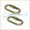 Fashion High Quality cheap 6mm carabiner with split ring