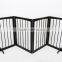 84 inch free standing folding wooden pet gate dog fence