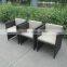 A - high-end grey rattan wicker furniture dinning set CF829-2