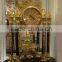 Elegant Gold Gilt Crystal and Brass Mantel Clock,/Shelf Clock, Decorative Clock Table Clock/Desk Clock