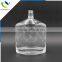 flat vodka glass wine bottle with screw top 1000ml