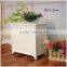 2015 hot sale French antique living room furniture white color wooden cabinet