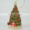 Best selling Christmas items mini resin Christmas tree ornament