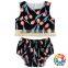 Girls Summer Baby Boutique Floral Outfits Tassel Tank Top And Diaper Cover Bloomer Fashion Clothing