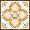 Classic Elegant European Style Beige and White Floral Marble Medallion Waterjet Flooring BF12-03314c