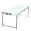 High quality rectangle aluminium japanese folding table