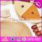 2017 New design simulation kids natural wooden birthday cake toy W10B180