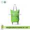 Promotional Grocery Rolling Folding Shopping Cart