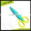 Colorful safety kids craft scissors shaped cutting children's scissors