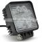 mini 90mm 27w square led working lamp 110v forklift safety driving light
