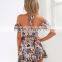 printed ruffle playsuits australia women summer casual playsuits