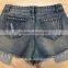 GZY latest summer high waist women denim shorts
