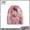 100% superfine merino wool fashion jacquard beanie