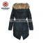 Womens Faux Fur Coat Long Down Coat With Fur