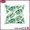 palm design painting outdoor back rest lumbar pillow cover