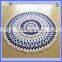 Custom print microfiber round beach towel 59" with fringe