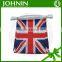 Cheap fast high Quality Promotion custom shapes printing fabric Bunting Flag
