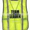 Security mesh vest with hi vis strips logo can be customized