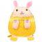 Yellow color Kids Favorite Toys Stuffed Rabbit Backpack