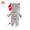2D plush pillow custom made stuffed animals grey cat toy