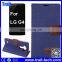 New Arrivals! Jeans Cloth Texture Flip Stand TPU PU Leather Case for LG G4 with Card Slots
