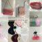 faux fur bag charm cherry pom pom fur key chain