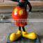 life size mickey mouse fiberglass statue