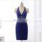 Wholesale Gorgeous Beaded V Neck Sheath Short Cocktail Dress Cocktail Dresses LX295