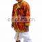 Indian kids Om Print Saffron Dhoti Kurta, Boy's Traditional Angrakha Set, Dhoti suit, kids baby wear, Ethnic dress.