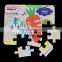 Cheap high quality full color printing paper puzzle card