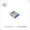 Flameproof 180 D DIP 9 pins usb solder type A female 3.0 USB Connectors for digital products