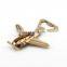 Bronze color good packing wedding gift air plane bottle opener