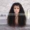 2018 Qingdao Factory price hot selling high density curly raw indian hair full lace wig